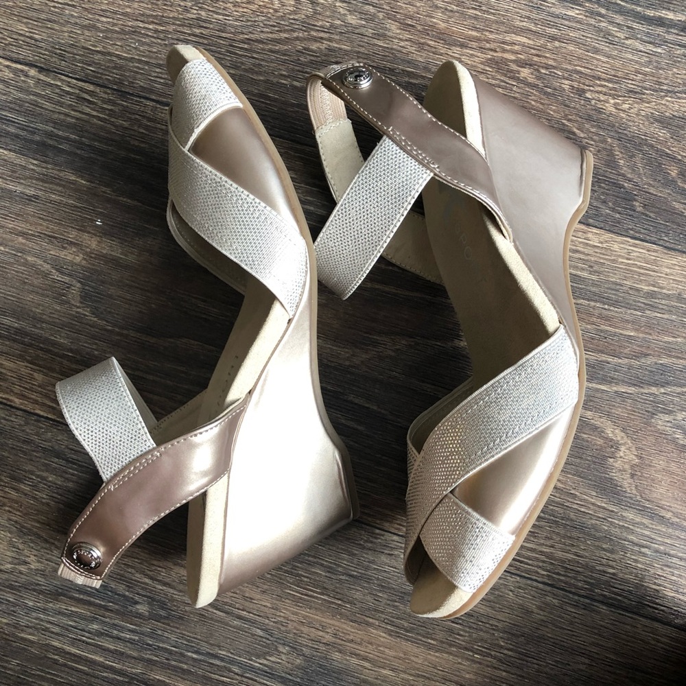 Anne Klein Women’s Sport Wedge Sandals